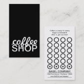 KaffeestubeLochkarte Treuekarte (Vorne/Hinten)