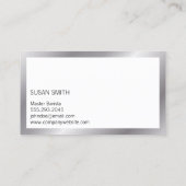 Kaffeestück | Coffee Shop Barista Holz Hintergrund Visitenkarte (Rückseite)