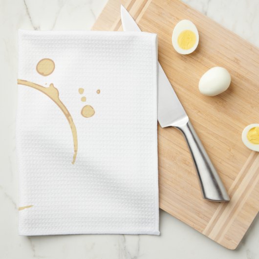 Kaffeestück Geschirrtuch (Viertel Falte)