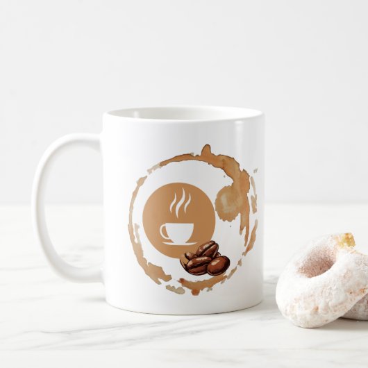 Kaffeestück Kaffeetasse (Mit Donut)
