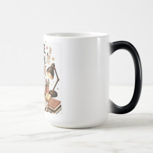 Kaffeestudium Wiederholen Gemütlicher Akademischer Verwandlungstasse