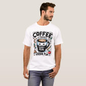 Kaffeestunde Planlehrer Funny Teacher's Day T-Shirt (Vorne ganz)