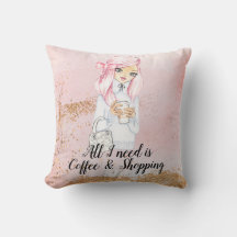 Kaffeesüchtige Blogger-Girl-Planner Tasche