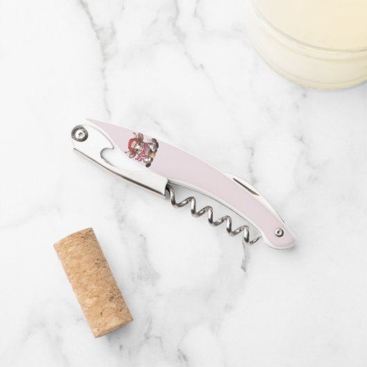 Kaffeesüchtige Kuh Kellnermesser (Vorderseite)