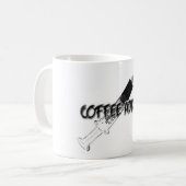 Kaffeesüchtiger Kaffeetasse (Vorderseite Links)