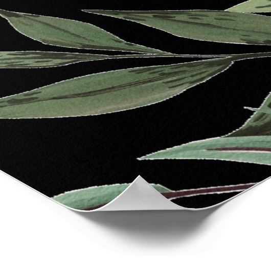 Kaffeetablett Wiederholung Plakat (Ecke)