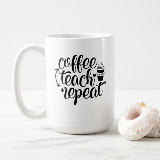 Kaffeetablette Wiederholung der Tasse (Mit Donut)