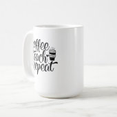 Kaffeetablette Wiederholung der Tasse (Vorderseite Links)