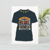 Kaffeetag Einladung (Stehend Vorderseite)