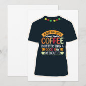 Kaffeetag Einladung (Vorne/Hinten)