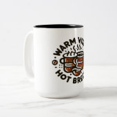 Kaffeetag Zweifarbige Tasse (Vorderseite Links)