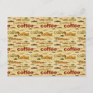 Kaffeetapfett Postkarte