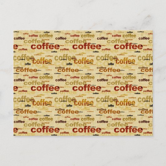 Kaffeetapfett Postkarte (Vorderseite)