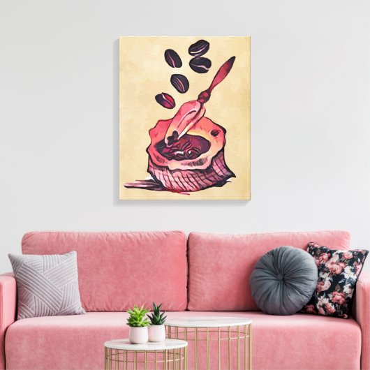 Kaffeetasche Leinwanddruck (Insitu (Wohnzimmer))