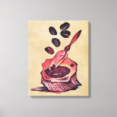 Kaffeetasche Leinwanddruck (Vorderseite)