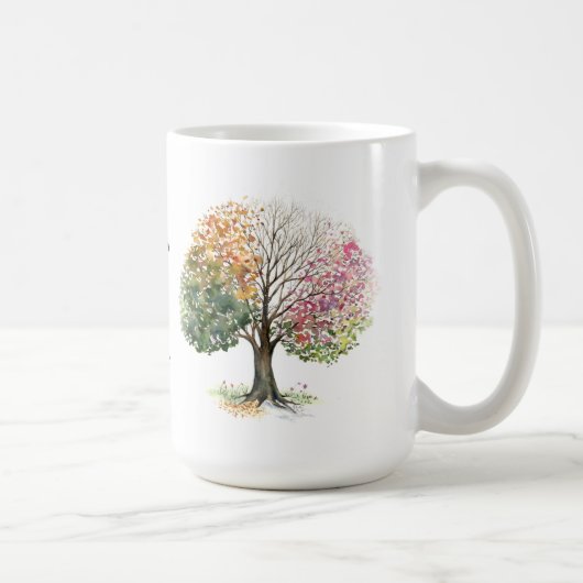 KAFFEETASSE 4 JAHRESZEIT-BAUM-BIBEL-VERS-AQUARELL (Rechts)