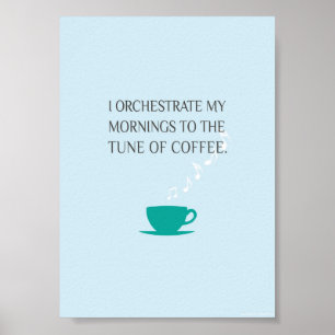 Kaffeetasse 5 in x 7 Zoll Poster