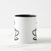 Kaffeetasse-Abbildung. II Tasse (Zentrum)