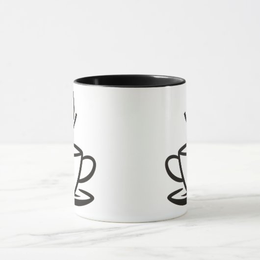 Kaffeetasse-Abbildung. II Tasse (Zentrum)