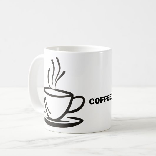 Kaffeetasse-Abbildung. Kaffeetasse (Vorderseite Links)