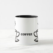 Kaffeetasse-Abbildung. Tasse (Zentrum)