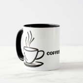 Kaffeetasse-Abbildung. Tasse (Vorderseite Links)