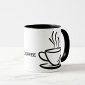 Kaffeetasse-Abbildung. Tasse (VorderseiteRechts)