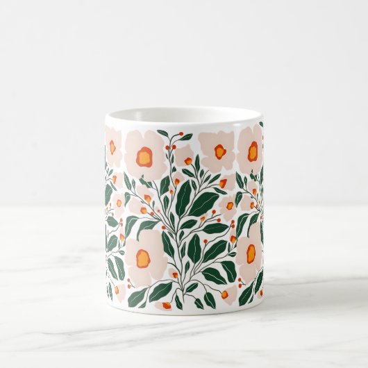 Kaffeetasse Ästhetische Blume (Mittel)