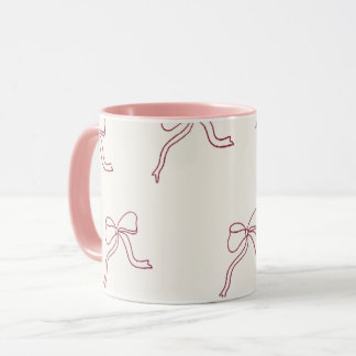Kaffeetasse - ästhetische rosa Schleife 🎀