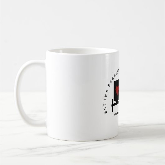 Kaffeetasse aus der Buggy mit Bibelverse (Links)