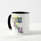 Kaffeetasse aus Pickleball-Tasse (Vorderseite Links)