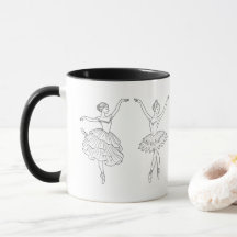 Kaffeetasse Ballerinas