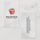Kaffeetasse | Barista Visitenkarte (Vorne/Hinten)