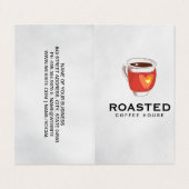 Kaffeetasse | Barista Visitenkarten (Außenseite Aufgefaltet)
