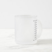 Kaffeetasse Beaker, Chemie Kaffeine Molekül (VorderseiteRechts)