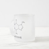 Kaffeetasse Beaker, Chemie Kaffeine Molekül (Vorderseite Links)