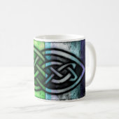 Kaffeetasse, Becher mit keltischem Knoten Kaffeetasse (VorderseiteRechts)