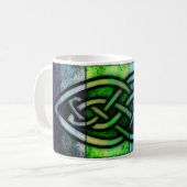 Kaffeetasse, Becher mit keltischem Knoten Kaffeetasse (Vorderseite Links)