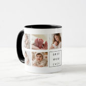 Kaffeetasse | Benutzerdefinierte Fotocollage Beste (Vorderseite Links)