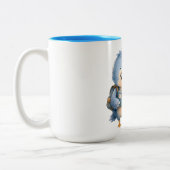Kaffeetasse Blue Bird Geschwister (Links)