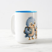Kaffeetasse Blue Bird Geschwister (Vorderseite Links)