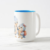 Kaffeetasse Blue Bird Geschwister (VorderseiteRechts)