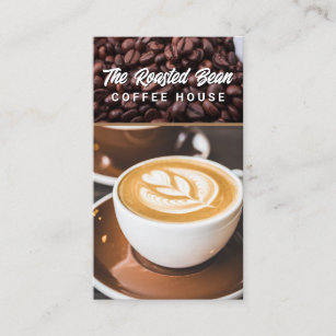 Kaffeetasse   Bohnen   Barista Visitenkarte