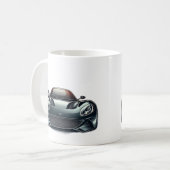 Kaffeetasse 'Born to Ride' / Geschenk für Motorrad (Vorderseite Links)