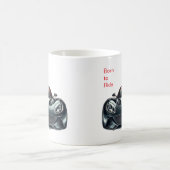Kaffeetasse 'Born to Ride' / Geschenk für Motorrad (Mittel)