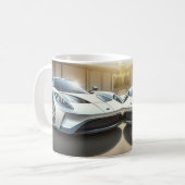 Kaffeetasse Born to Ride / Geschenk für Motorradfa (Vorderseite Links)