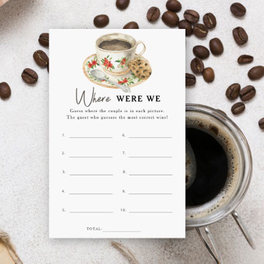 Kaffeetasse Brautparty Wo waren wir?