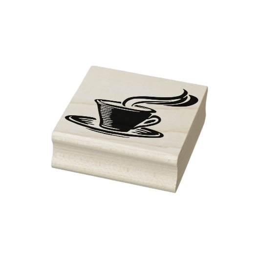 Kaffeetasse Briefmarke Gummistempel (Stempel)