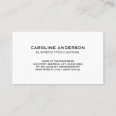 Kaffeetasse | Cafe Barista Visitenkarte (Rückseite)