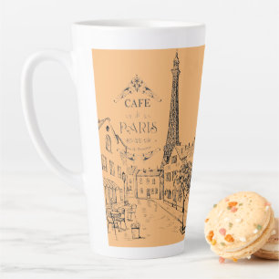 Kaffeetasse Cafe Paris Latte Milchtasse
